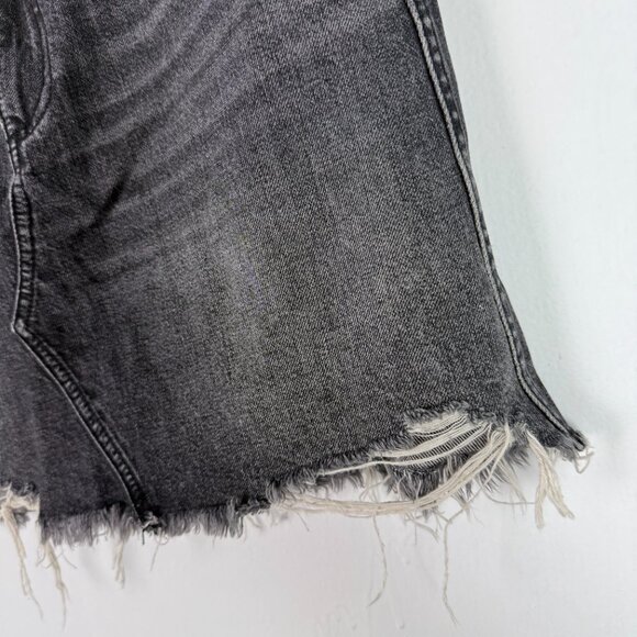 Abercrombie & Fitch Zoe Natural Rise Vintage A-Line Skirt Faded Black Size 27 4 - Picture 3 of 9